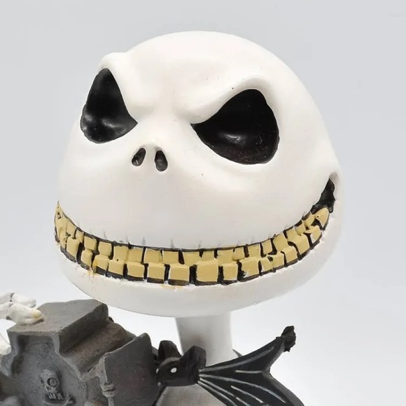 Scary Jack Skellington Headknocker Nightmare Before Christmas bobble Head NEW - Picture 4 of 8